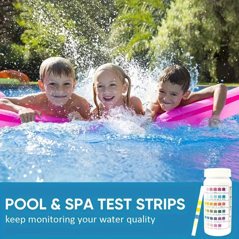Hot Tub & Spa Water Test Strips – 50 Count, pH & Sanitizer Test Kit